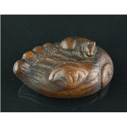 19th Century Japanese Boxwood Netsuke
