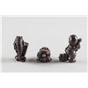 Image 2 : Three Assorted Japanese Boxwood Carved Netsuke