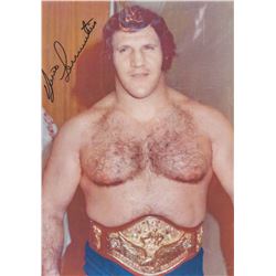 Bruno Sammartino Autographed Photo NSCC COA