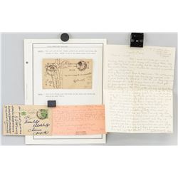 Assorted Indian Postcards and Letters.