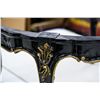 Image 2 : Chinese Gilt Lacquer Wood Table Without Top