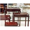 Image 6 : Four Chinese Wood Nested Table Set