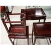 Image 7 : Four Chinese Wood Nested Table Set