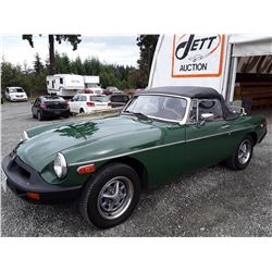 0B --  1981 MG MGB, Green, 223588 kms, No Reserve