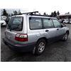 Image 5 : A4 --  2002 SUBARU FORESTER L , Grey , 348258  KM's