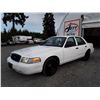 Image 1 : A6 --  2002 FORD CROWN VICTORIA POLICE INTERCEPTOR  , White , 227314  KM's "NO RESERVE"