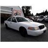 Image 3 : A6 --  2002 FORD CROWN VICTORIA POLICE INTERCEPTOR  , White , 227314  KM's "NO RESERVE"