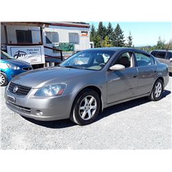 J1 --  2006 NISSAN ALTIMA S , Brown , 261373  KM's