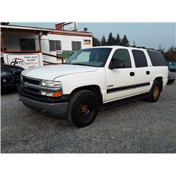 F5 --  2000 CHEVROLET SUBURBAN K1500 4X4 , White , 220938  KM's