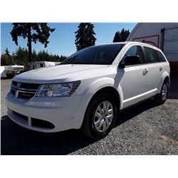 H3 --  2016 DODGE JOURNEY SE  , White , 65777  KM's