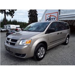 H5 --  2009 DODGE GRAND CARAVAN SE , Brown , 207916  KM's