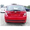 Image 6 : K2 --  2010 CHEVROLET AVEO LS , Red , 189047  KM's