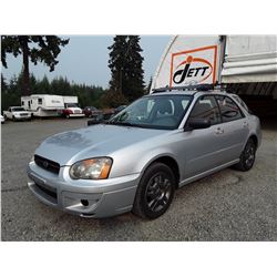 K5 --  2004 SUBARU IMPREZA TS  , Silver , 189648  KM's