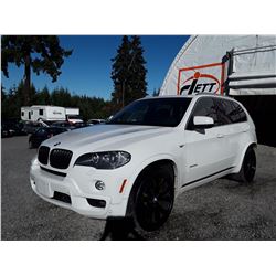 C6B --  2010 BMW X5 XDRIVE 48I  , White , 128636  KM's