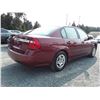 Image 5 : A12D --  2005 CHEVROLET MALIBU , Red , 246855  KM's