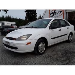 A12H --  2003 FORD FOCUS LX S , White , 177613  KM's