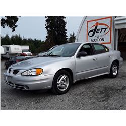 L6 --  2005 PONTIAC GRAND AM SE, GREY, 158,691 KMS