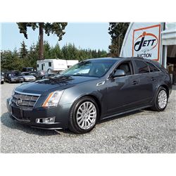 A1 --  2010 CADILLAC CTS4 PERFORMANCE COLLECTION , Blue , 116676  KM's  NO RESERVE 