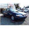 Image 3 : A3 --  2002 HONDA ACCORD SE , Blue , 169370  KM's