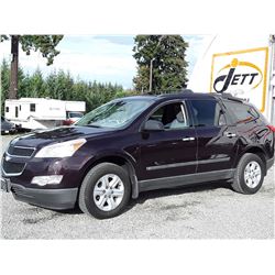 F2 --  2010 CHEVROLET TRAVERSE LS , Red , 224879  KM's