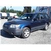 Image 1 : C6 --  2006 SUBARAU FORESTER 2.5X  , Blue , 180618  KM's