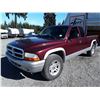 Image 1 : A12E --  2003 DODGE DAKOTA SLT  , Red , 161,622 MILES  KM's