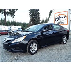 C6E --  2014 HYUNDAI SONATA GLS , Black , 112797  KM's