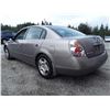 Image 7 : M2 --  2004 NISSAN ALTIMA 2.5S , Grey , 193309  KM's