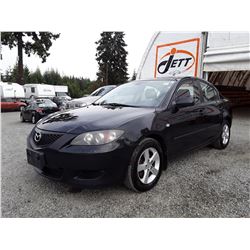 L5 --  2005 MAZDA 3 I , Grey , 282288  KM's