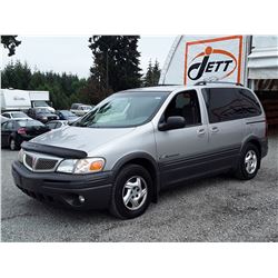 L1 --  2004 PONTIAC MONTANA , Brown , 272061  KM's