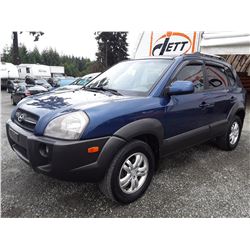 F4 --  2008 HYUNDIA TUCSON GL , Blue , 282269  KM's