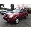 Image 1 : A12 --  2005 HYUNDAI TUCSON GL  , Red , 232302  KM's  "NO RESERVE"