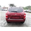 Image 6 : A12 --  2005 HYUNDAI TUCSON GL  , Red , 232302  KM's  "NO RESERVE"