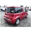 Image 5 : A8 --  2009 NISSAN CUBE  , Red , 169488  KM's  "NO RESERVE"