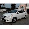 Image 1 : B2 - 2012 NISSAN VERSA S SEDAN, WHITE, 116,552 KMS