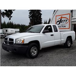 K2 --  2007 DODGE DAKOTA ST , White , 195343  KM's