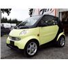 Image 1 : A2 --  2005 SMART FORTWO, YELLOW, 58,734 KMS "NO RESERVE"