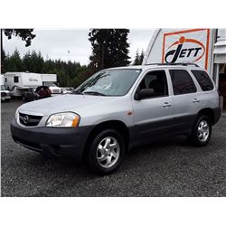 B1 --  2003 MAZDA TRIBUTE DX , Silver , 250746  KM's