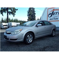 C1 --  2007 SATURN AURA GREEN LINE XE HYBRID , Silver , 211418  KM's