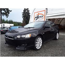 C6B --  2009 MITSUBISHI LANCER GTS , Black , 157615  KM's