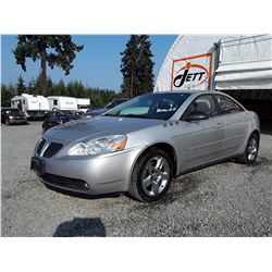 E5 --  2007 PONTIAC G6  , Silver , 227949  KM's