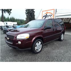 I1 --  2006 CHEVROLET UPLANDER LS , Red , 250047  KM's