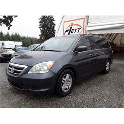 I6 --  2006 HONDA ODYSSEY EXL , Grey , 238760 MILES  KM's