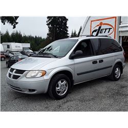 L4 --  2005 DODGE CARAVAN SE , Grey , 202009  KM's