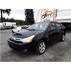 C5 --  2008 FORD FOCUS SE, BLACK, 239,154 KMS