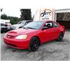 Image 1 : B5 --  2001 HONDA CIVIC LX COUPE, RED, 272,660 KMS