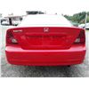 Image 6 : B5 --  2001 HONDA CIVIC LX COUPE, RED, 272,660 KMS