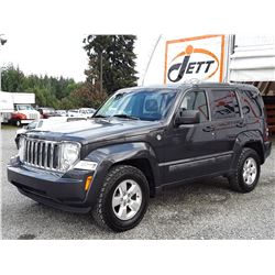 H2 --  2011 JEEP LIBERTY SPORT , Grey , 157513  KM's