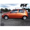 Image 8 : E4 --  2007 CHEVROLET AVEO  , Orange , 156782  KM's