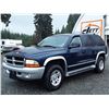 Image 1 : A12F --  2002 DODGE DURANGO SLT PLUS , Blue , 269823  KM's "NO RESERVE"